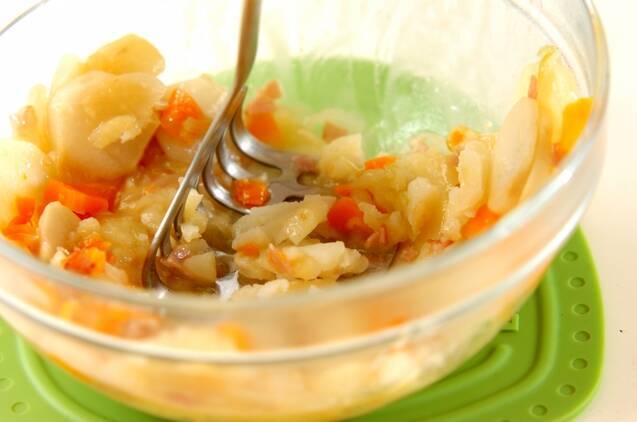 里芋の和風ポテトサラダの作り方の手順5