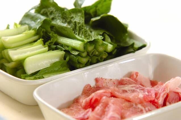 野菜炒めの作り方の手順1