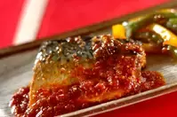 作り置き！焼き肉のタレでサバの韓国風みそ煮