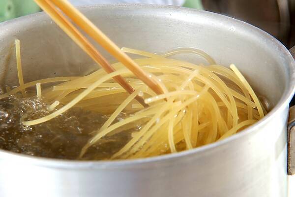 大根コンビーフのパスタの作り方の手順7