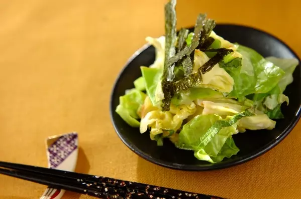 春キャベツの梅マヨ和え