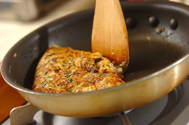 フライパン千草焼きの作り方の手順4