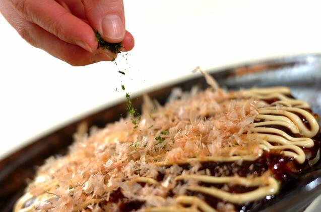 白菜のお好み焼きの作り方の手順4