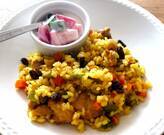 チキンカレーピラフとライタの作り方9