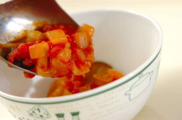 夏野菜とヒヨコ豆のトマトスープの作り方の手順3