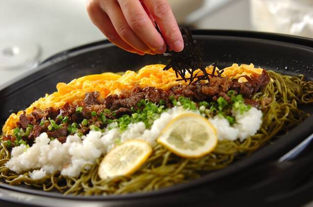 瓦そば風年越しそばの作り方の手順5