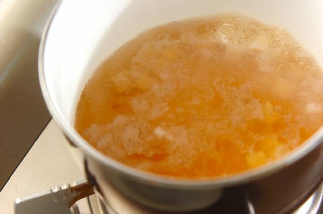 大和芋のお吸い物の作り方の手順4