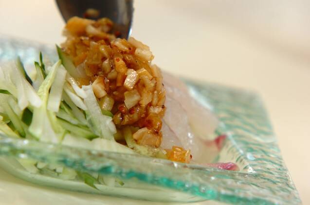 鯛のサラダの作り方の手順5