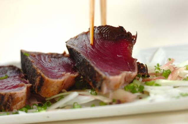 カツオのたたきの作り方の手順2