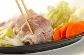 豚肉と野菜蒸しの作り方3