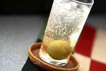 ジンジャー梅酒ソーダ