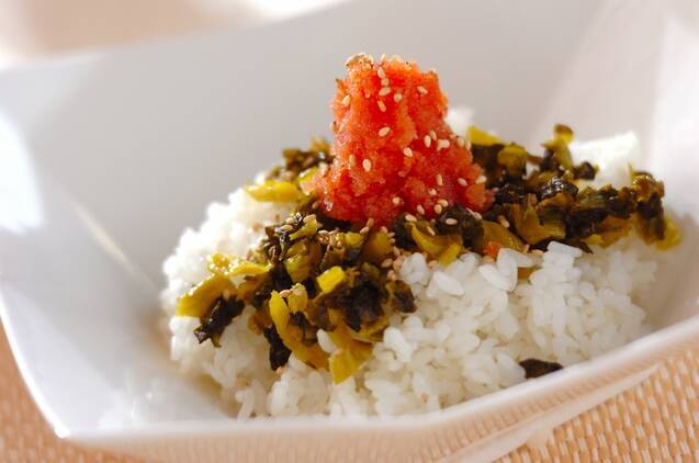 明太高菜ご飯