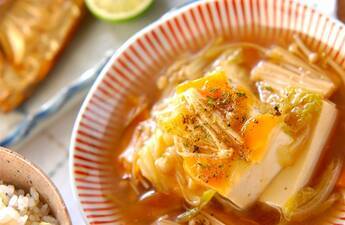豆腐の野菜あんかけ