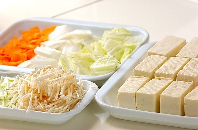 豆腐の野菜あんかけの作り方の手順1