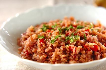 トマトのバター・ピラフ