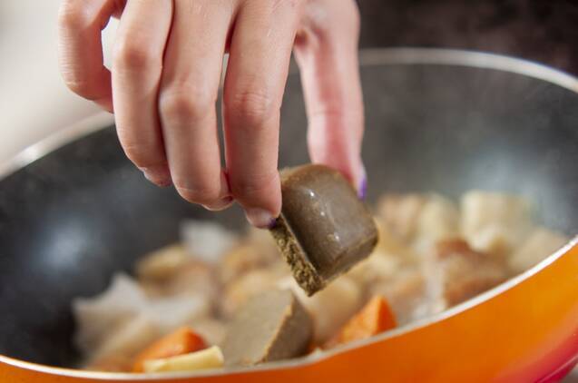 根菜カレーの作り方の手順4