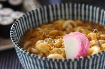 白ネギたっぷりあつあつあんかけうどん