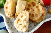 レンコンのはさみ揚げ