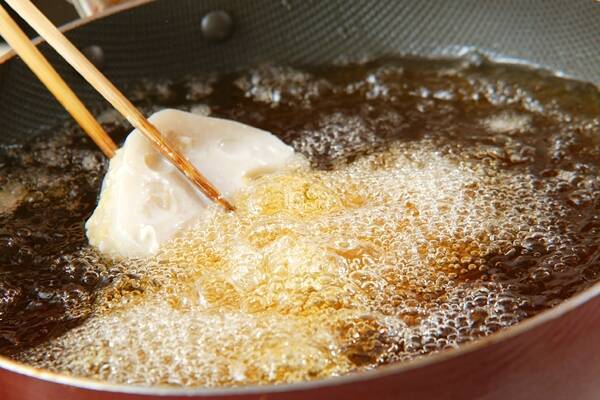 レンコンのはさみ揚げの作り方の手順10