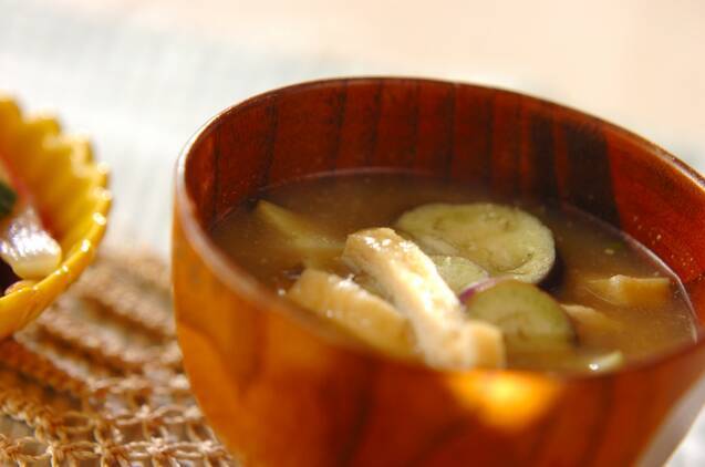 ナスのおみそ汁