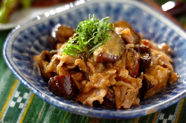 ショウガ香る！豚肉とナスのみそ炒め