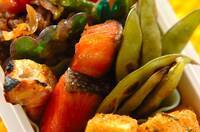 塩鮭と焼き枝豆