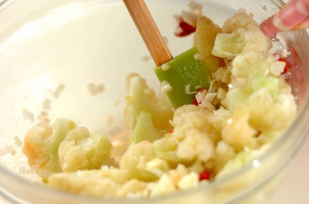 カリフラワーのナムルの作り方の手順3