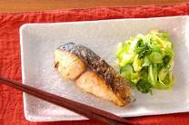 サワラの塩焼き