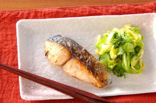 サワラの塩焼き