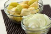 グリンピースとジャガイモのバター煮の作り方1