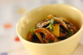 シイタケのバターしょうゆソテー