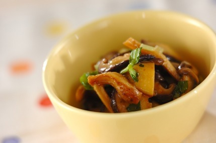 シイタケのバターしょうゆソテー