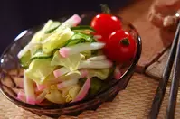 炒めキャベツの酢の物