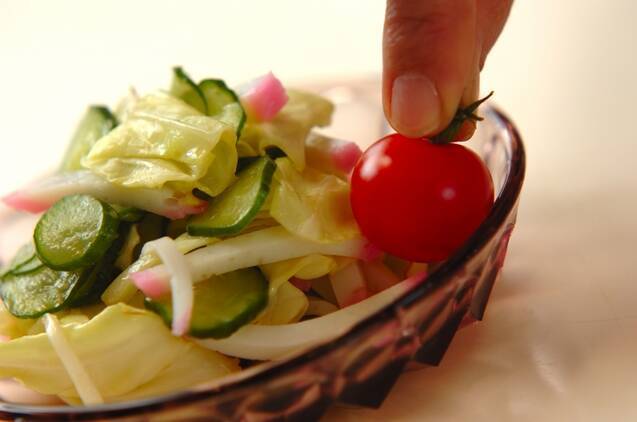 炒めキャベツの酢の物の作り方の手順6