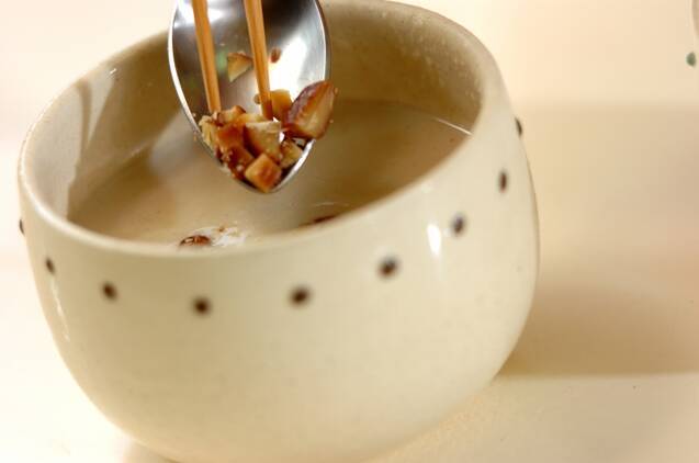 栗のポタージュの作り方の手順4