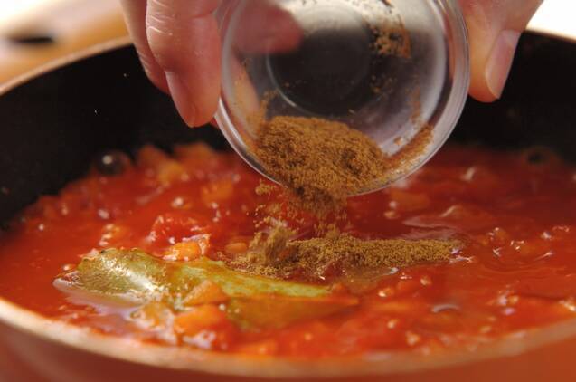 炒り米とヒヨコ豆のピラフの作り方の手順7