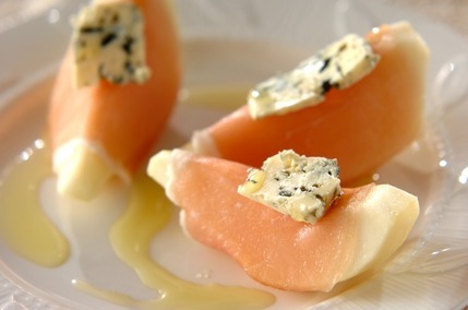 洋梨の生ハム巻き