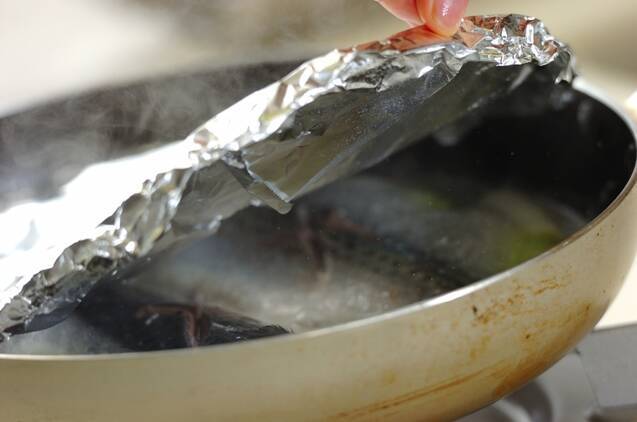 みんな食べやすく！サバの味噌煮 フライパンで簡単 by増田 知子さんの作り方の手順4