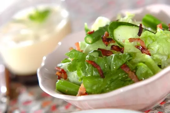 シャキシャキグリーンサラダ 副菜 レシピ 作り方 E レシピ 料理のプロが作る簡単レシピ