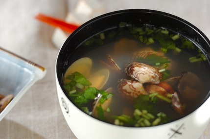 アサリのスープ