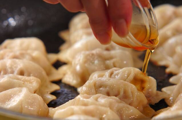 白菜漬け物の餃子の作り方の手順5