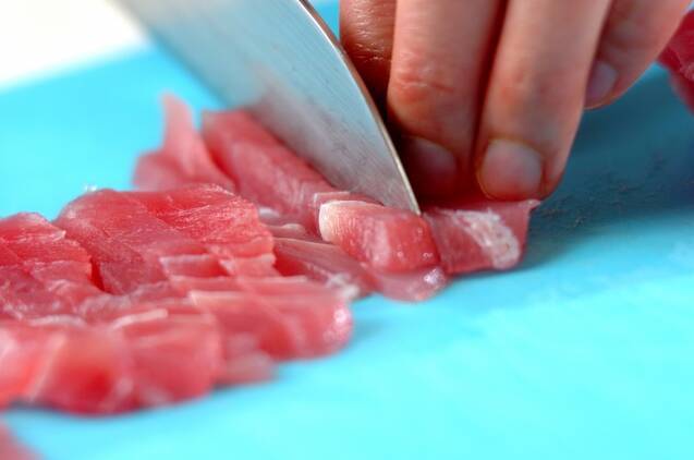 マグロの韓国のり巻きの作り方の手順1