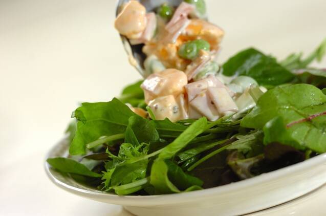 卵と枝豆のサラダの作り方の手順3