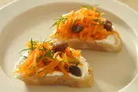 フェンネル香るキャロットブルスケッタ