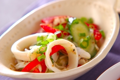 イカのマリネサラダ 副菜 レシピ 作り方 E レシピ 料理のプロが作る簡単レシピ