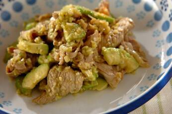 万能ダレがポイント！ 豚しゃぶとアボカドのねぎ塩だれ by 保田 美幸さん