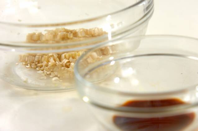 万能ダレがポイント！ 豚しゃぶとアボカドのねぎ塩だれ by 保田 美幸さんの作り方の手順1