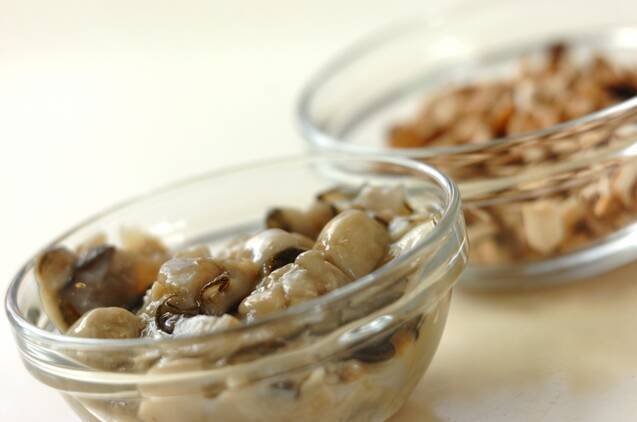 カキのブルスケッタの作り方の手順1