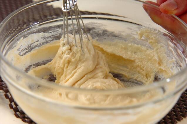 チーズINハットグの作り方の手順1