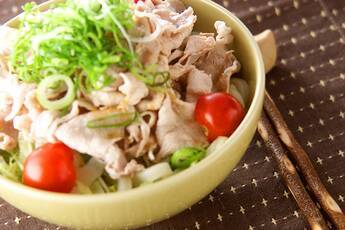 豚シャブサラダうどん